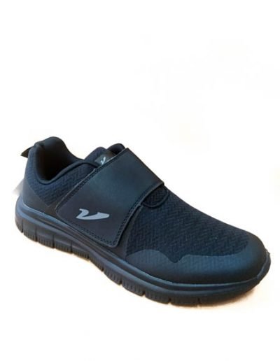 deportivas hombre velcro nylon negro