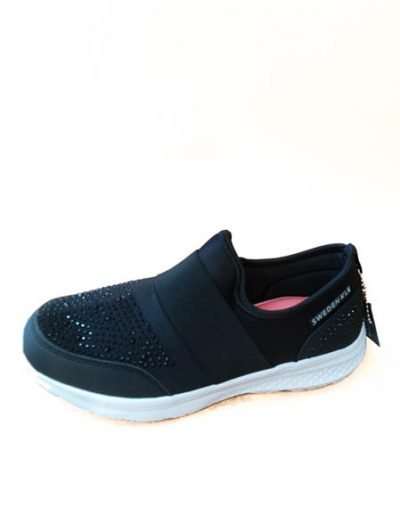 deportivas mujer apliques brillantes memory foam