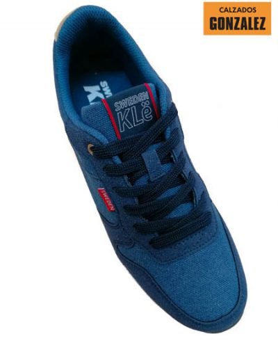 playeros hombre cordones azules verano