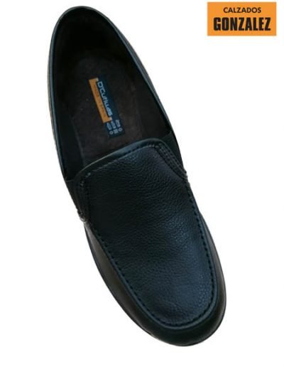 zapatos hombre invierno anchos comodos negros comodo